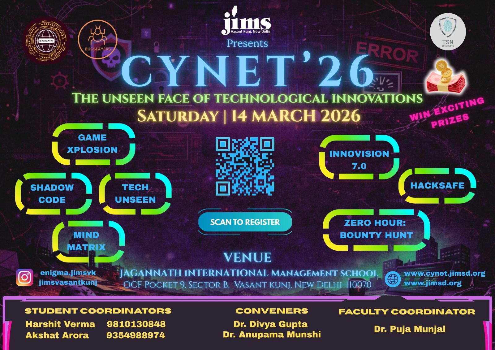 CYNET 26 IT Fest Poster 